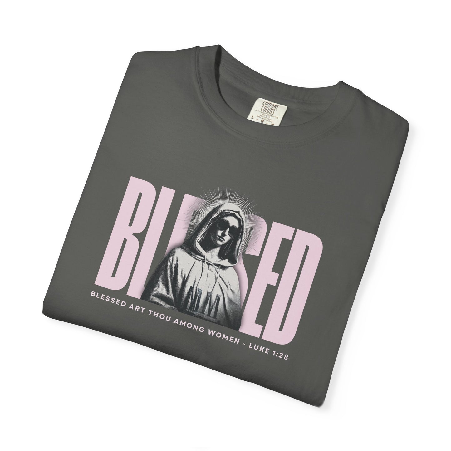 Blessed - Mother Mary T-Shirt For Woman