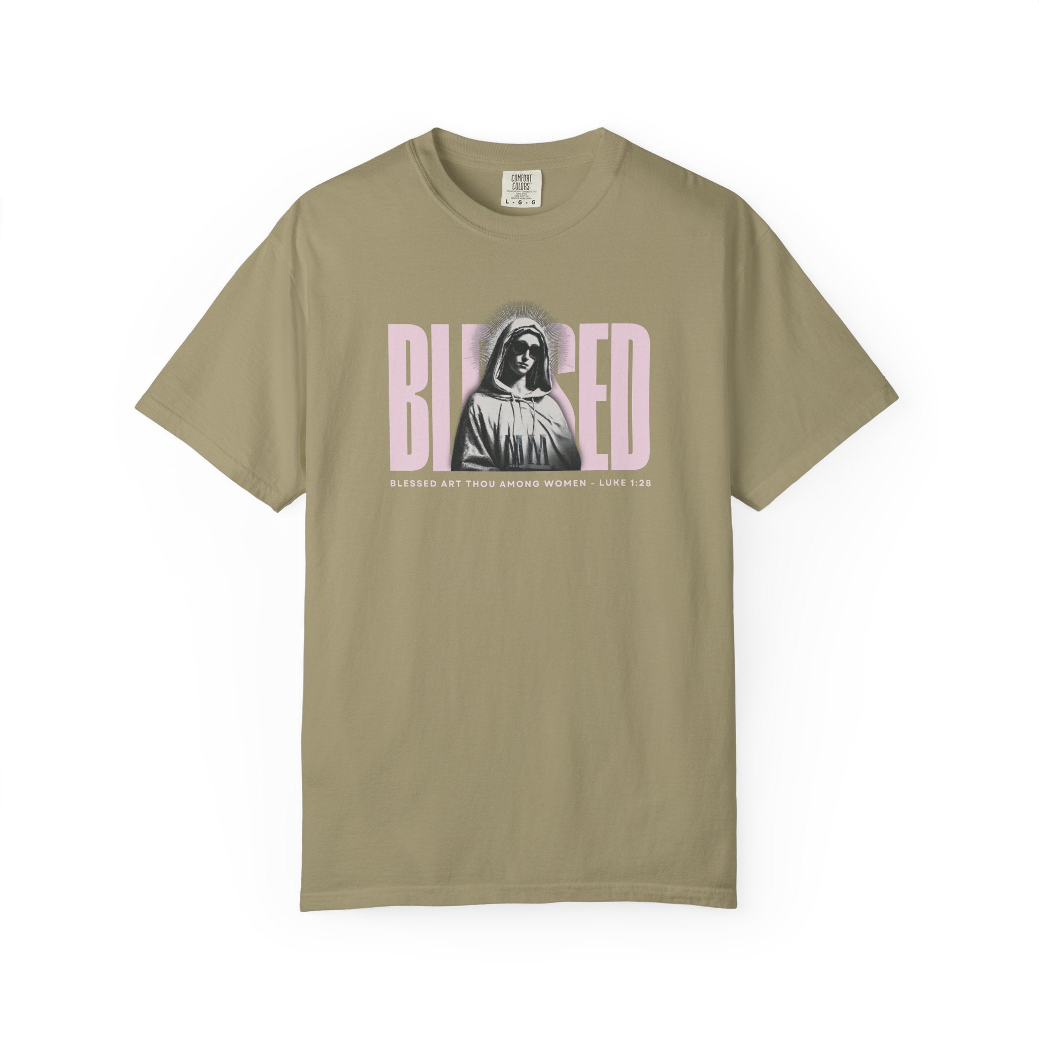Blessed - Mother Mary T-Shirt For Woman