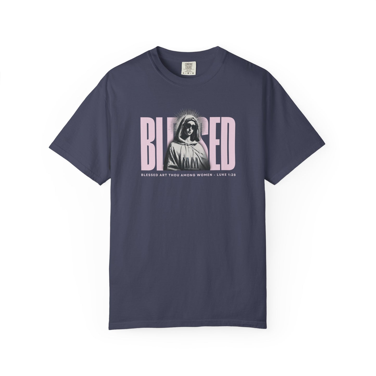Blessed - Mother Mary T-Shirt For Woman