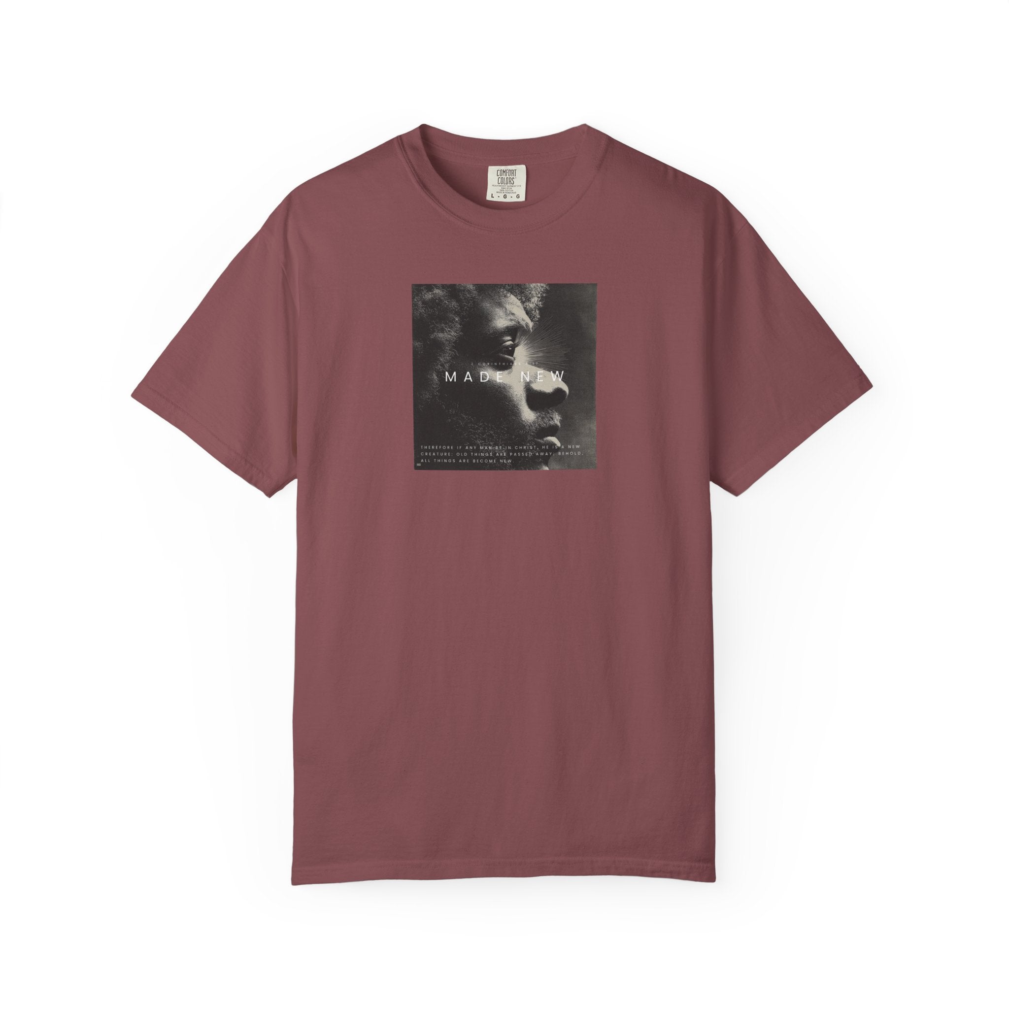 Made New Tee – 2 Corinthians 5:17 Christian Renewal T-Shirt
