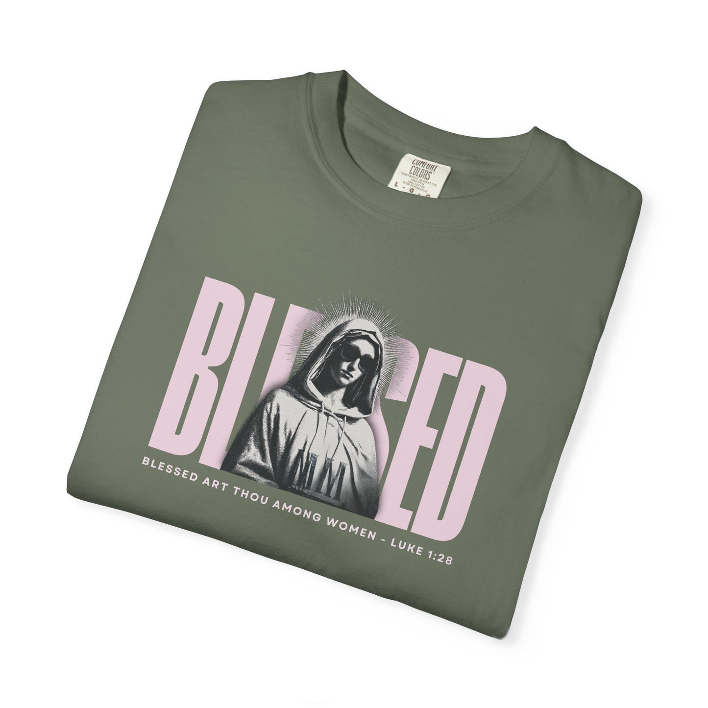 Blessed - Mother Mary T-Shirt For Woman