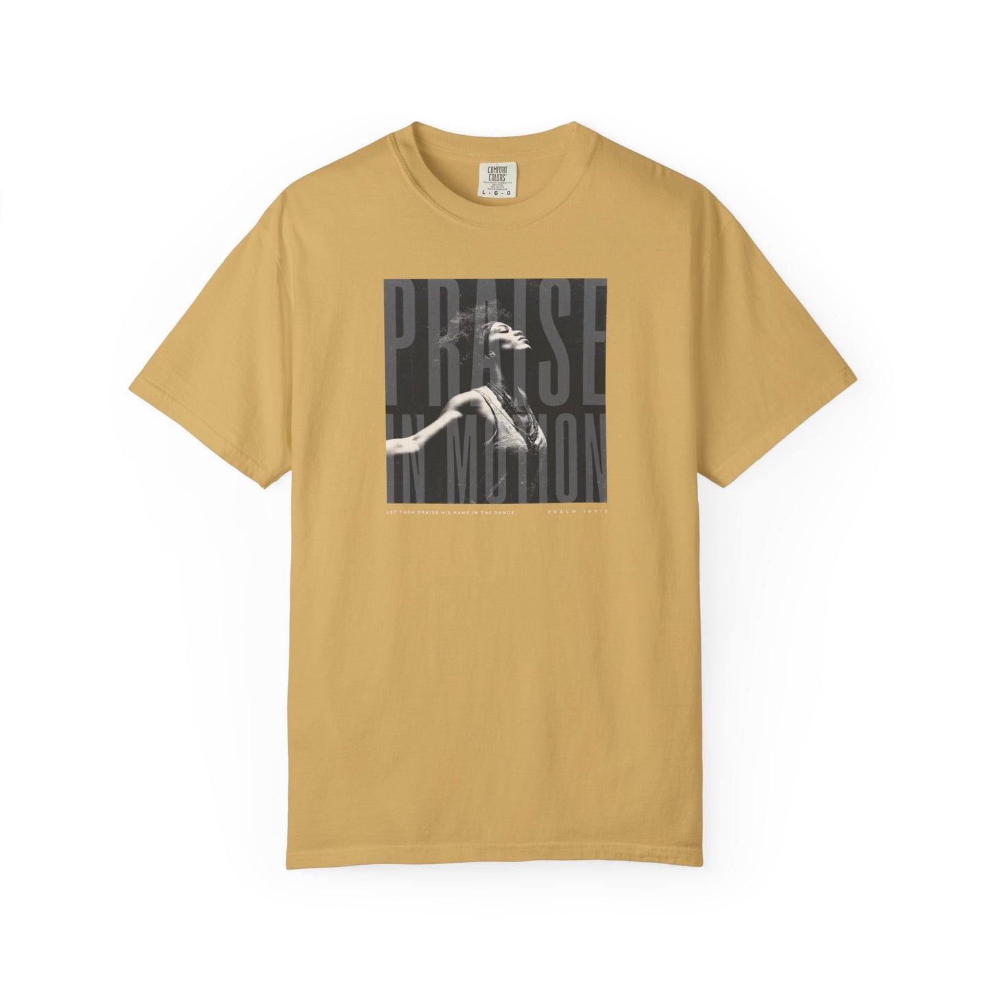 Praise in Motion Classic Tee – Psalm 149:3 Faith in Movement    Black / S-White / S-Bay / S-Berry / S-Blue Spruce / S 