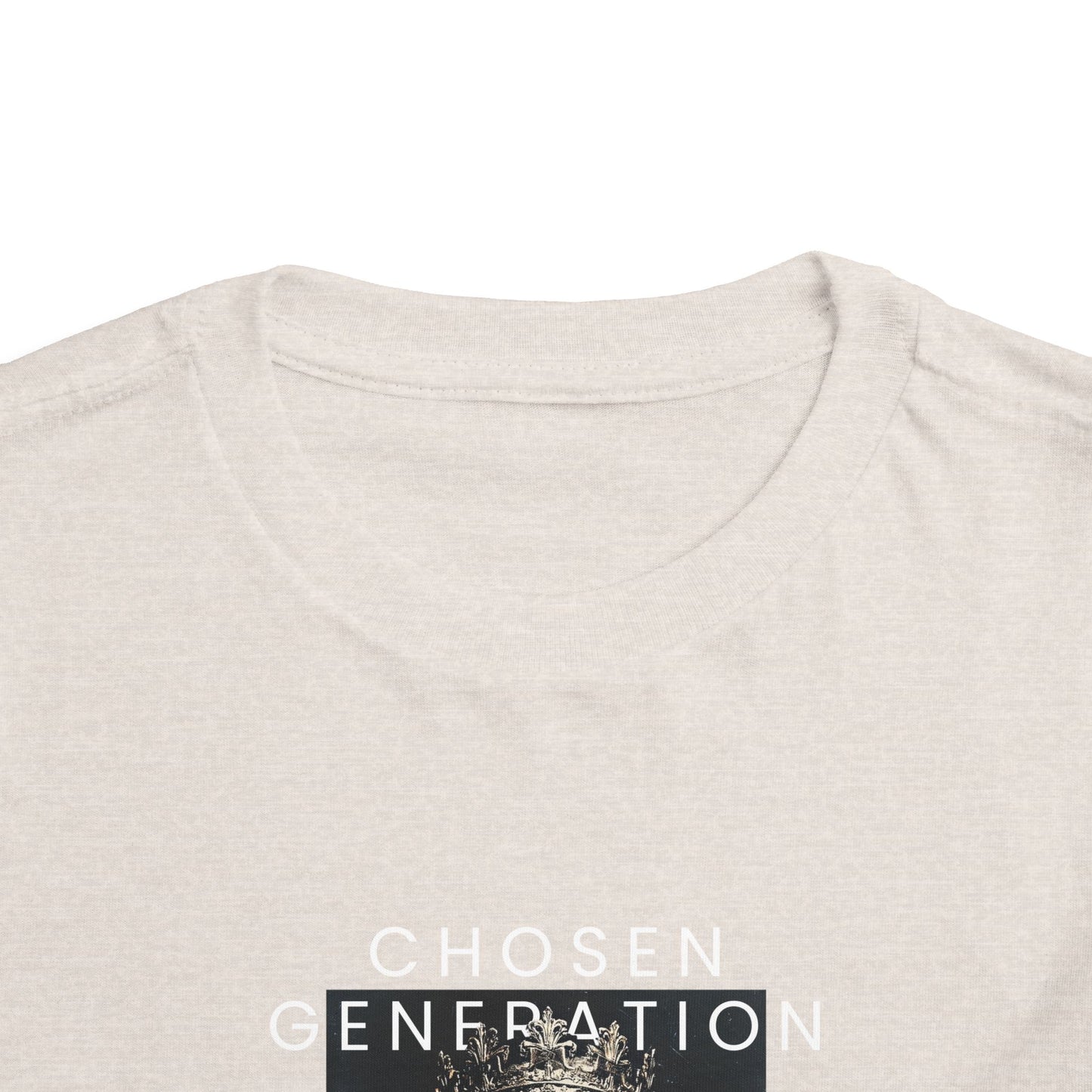 Chosen Generation Toddler Tee – 1 Peter 2:9 Christian Shirt    Asphalt / 2T-Black / 2T-Navy / 2T-Pink / 2T-Dark Heather Grey / 2T 