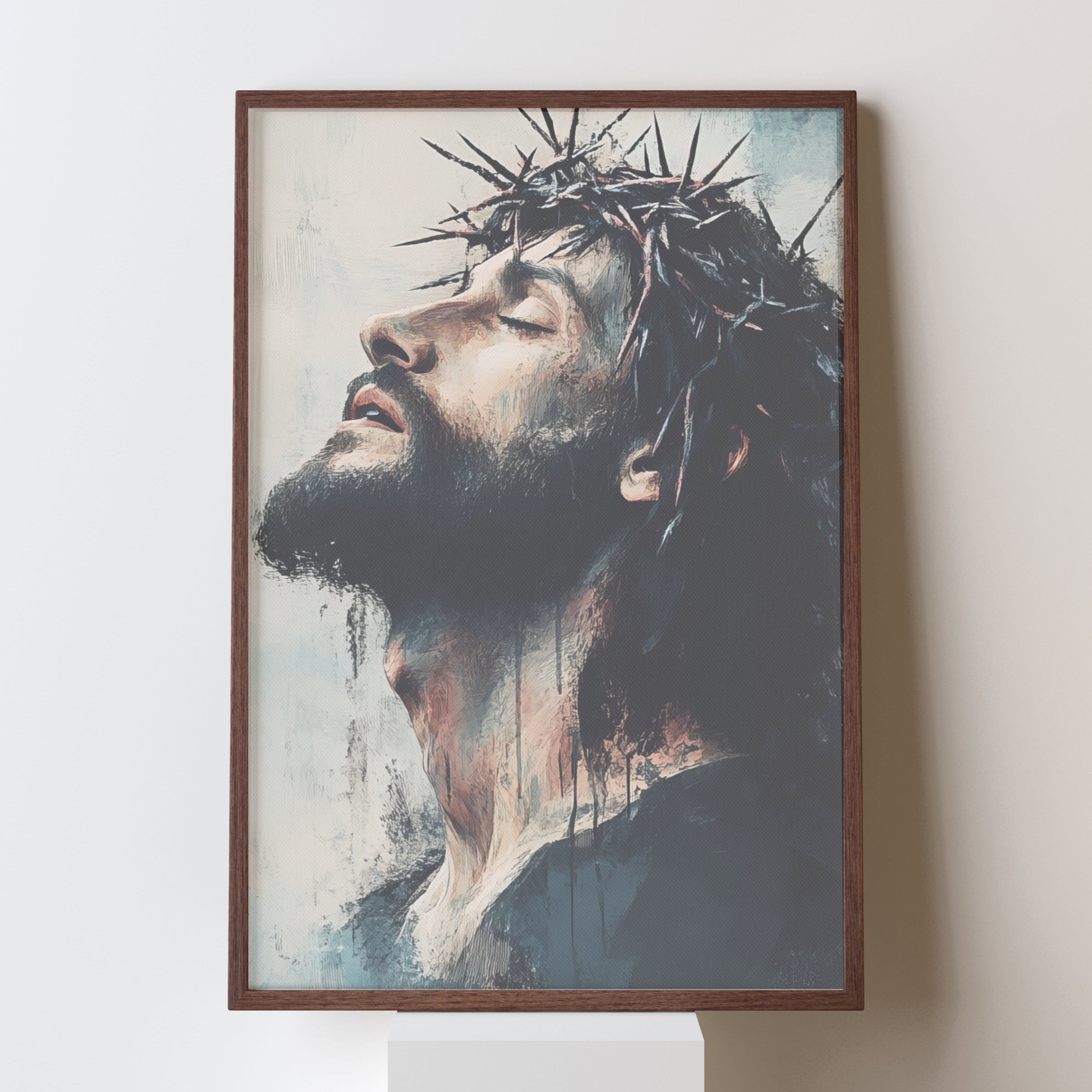 Crown of Thorns - Framed Canvas Print