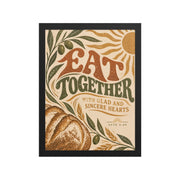 Eat Together | Acts 2:46 Christian Wall Art