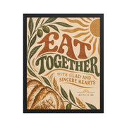 Eat Together | Acts 2:46 Christian Wall Art