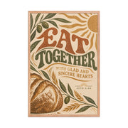 Eat Together | Acts 2:46 Christian Wall Art