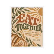 Eat Together | Acts 2:46 Christian Wall Art