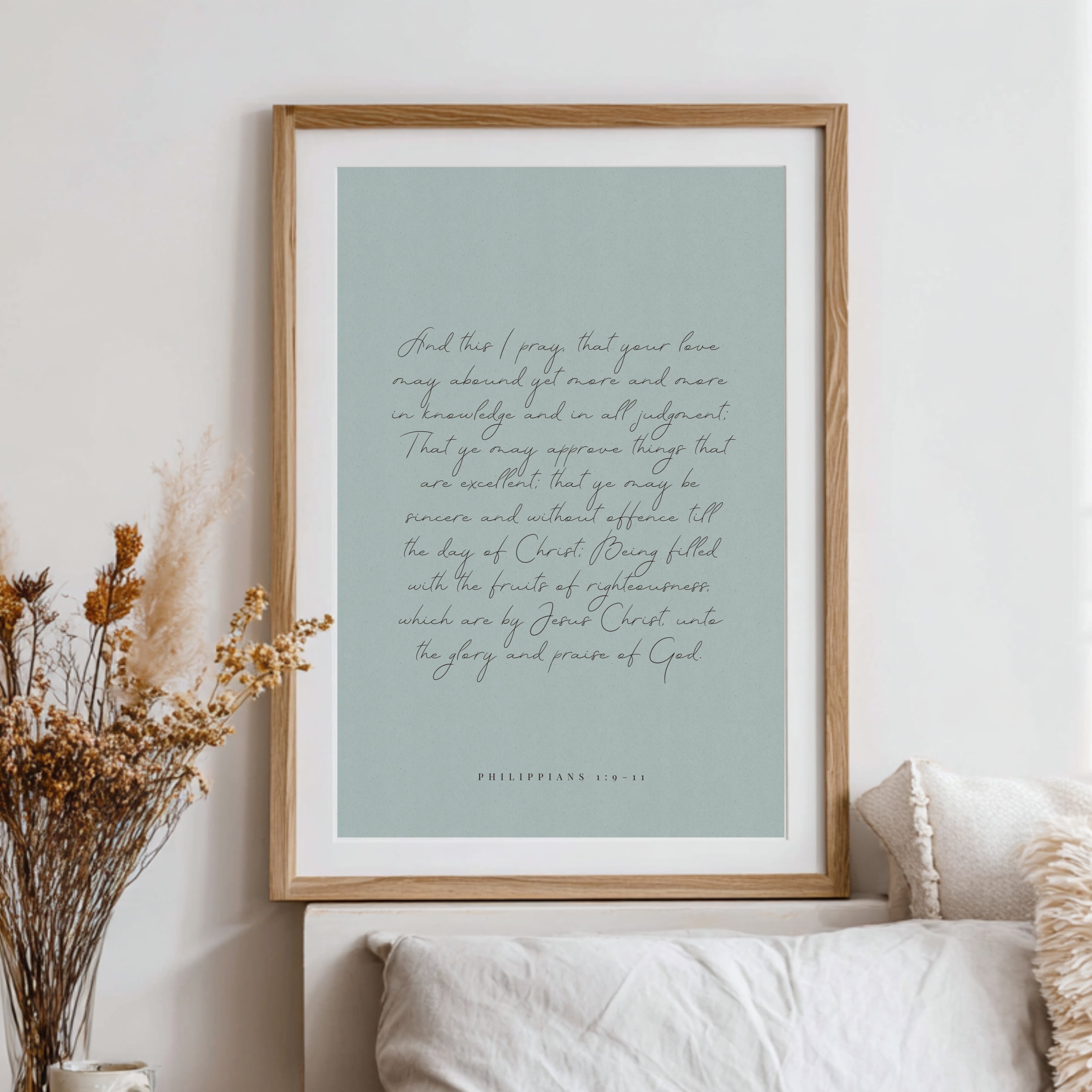 “Abound in Love” – Philippians 1:9–11 KJV Scripture Wall Art    Unframed Matte Paper / 8″×10″ / Eggshell-Unframed Matte Paper / 8″×10″ / Blue Green-Unframed Matte Paper / 8″×10″ / Red Clay-Unframed Matte Paper / 11″×14″ / Eggshell-Unframed Matte Paper / 11″×14″ / Blue Green-Unframed Matte Paper / 11″×14″ / Red Clay-Unframed Matte Paper / 12″×16″ / Eggshell-Unframed Matte Paper / 12″×16″ / Blue Green-Unframed Matte Paper / 12″×16″ / Red Clay-Unframed Matte Paper / 12″×18″ / Eggshell 
