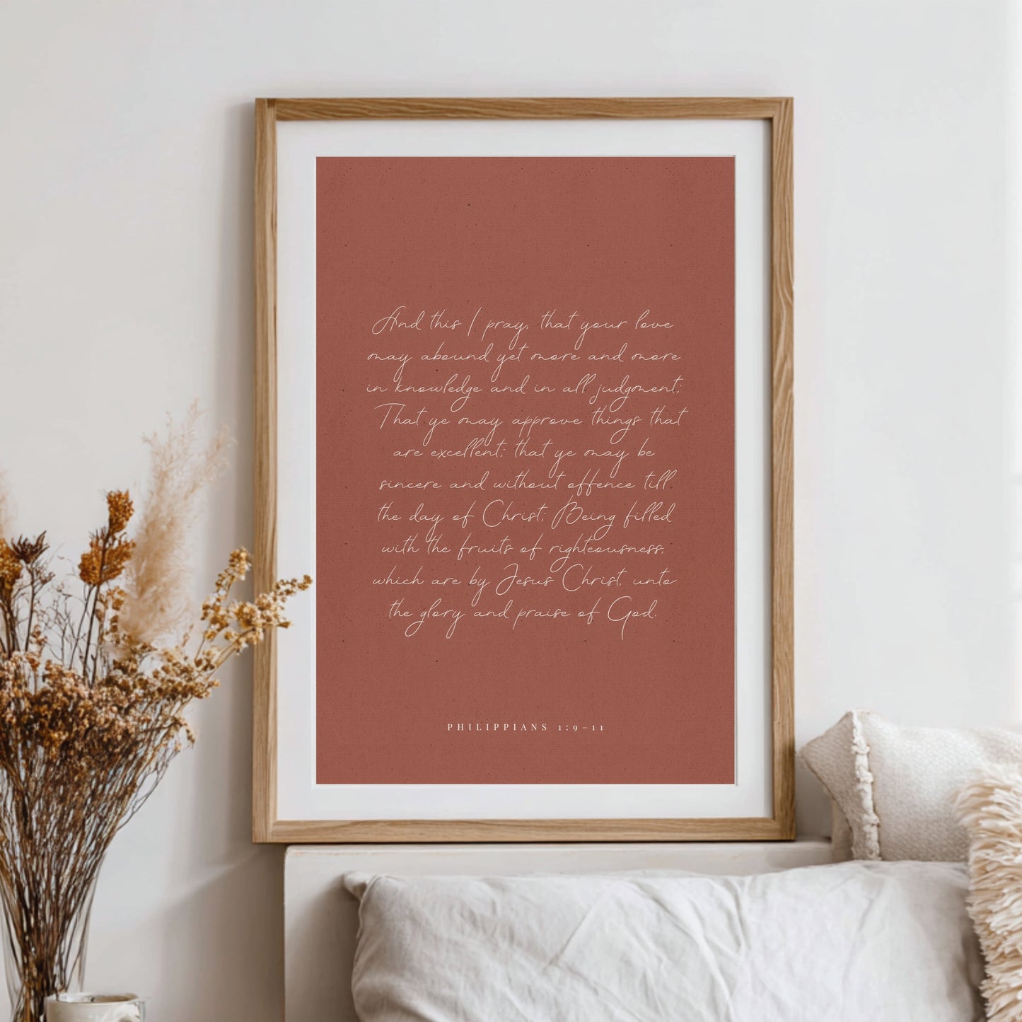 “Abound in Love” – Philippians 1:9–11 KJV Scripture Wall Art    Unframed Matte Paper / 8″×10″ / Eggshell-Unframed Matte Paper / 8″×10″ / Blue Green-Unframed Matte Paper / 8″×10″ / Red Clay-Unframed Matte Paper / 11″×14″ / Eggshell-Unframed Matte Paper / 11″×14″ / Blue Green-Unframed Matte Paper / 11″×14″ / Red Clay-Unframed Matte Paper / 12″×16″ / Eggshell-Unframed Matte Paper / 12″×16″ / Blue Green-Unframed Matte Paper / 12″×16″ / Red Clay-Unframed Matte Paper / 12″×18″ / Eggshell 