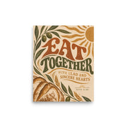 Eat Together | Acts 2:46 Christian Wall Art