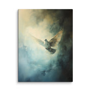 Peace Reigns - White Dove of Peace - Framed Canvas