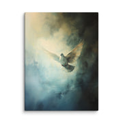 Peace Reigns - White Dove of Peace - Framed Canvas