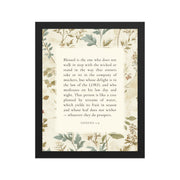 Genesis 2:9 - Botanic Floral Background  
