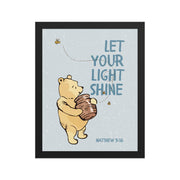 Matthew 5:16 – Pooh Bear Inspired Scripture Print
