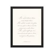 "The Lord Bless You" Numbers 6:24-26 Art | Available in 3 Colors