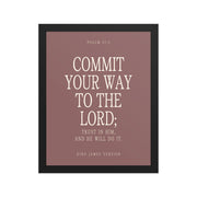 Commit Your Way: Psalm 37:5 Premium Matte Bible Verse Art    Unframed Matte Paper / 8″×10″ / Faded Brick-Unframed Matte Paper / 8″×10″ / Blush-Unframed Matte Paper / 8″×10″ / Deep Plum-Unframed Matte Paper / 8″×10″ / Mint-Unframed Matte Paper / 10″×10″ / Faded Brick 