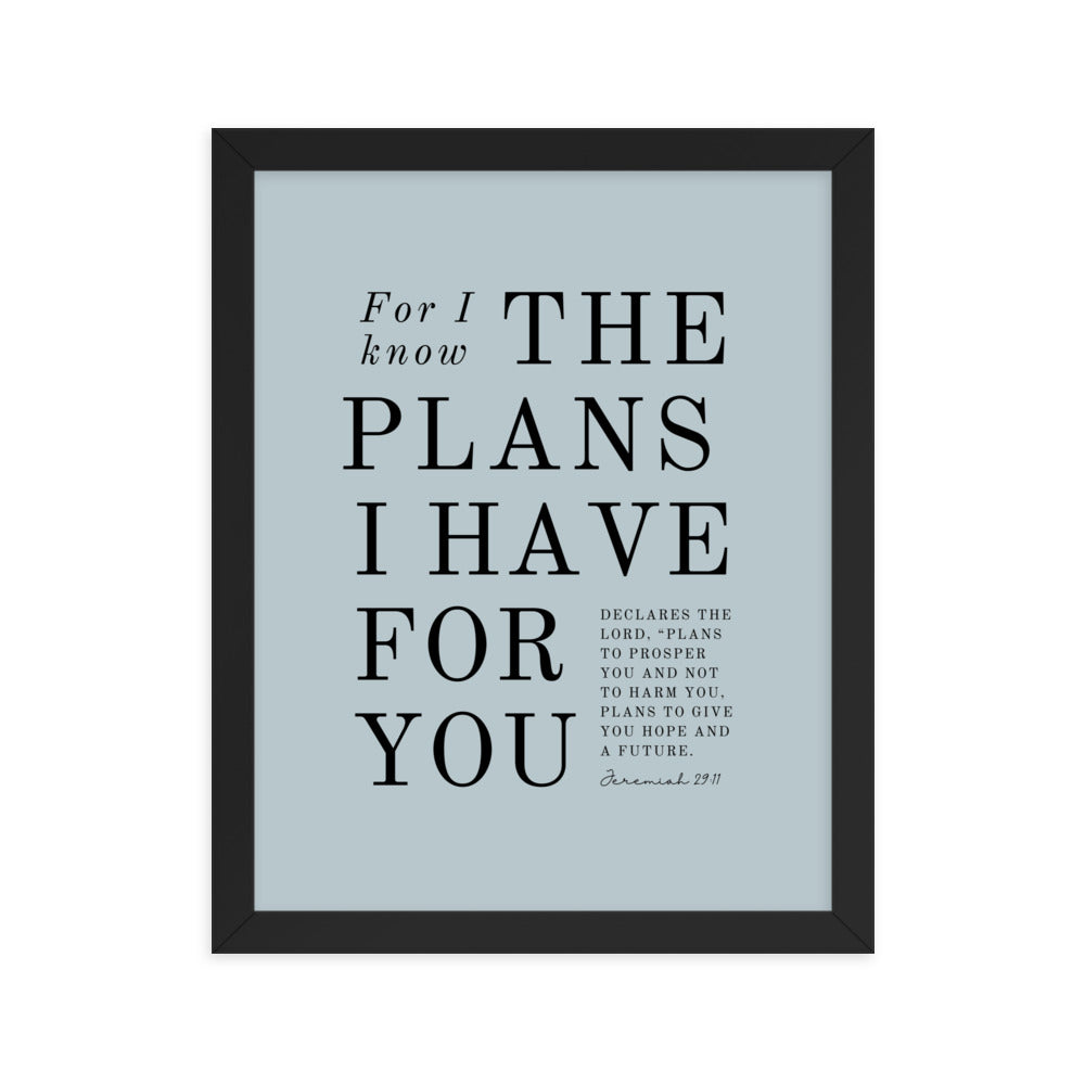 Jeremiah 29:11 Warm Blues  