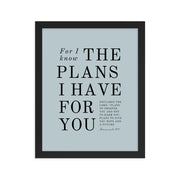 Jeremiah 29:11 Warm Blues  