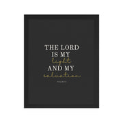 Psalm 27 Quote On Light Or Dark Background  