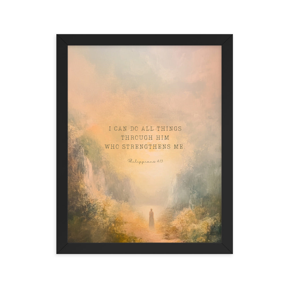Philippians 4:13 - Oil Painting Print  