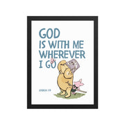Joshua 1:9 – Winnie the Pooh Bear Inspired Scripture Print