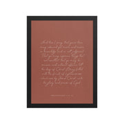 “Abound in Love” – Philippians 1:9–11 KJV Scripture Wall Art