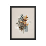 Matthew 7:24–25 Floral Wall Art, "Build on the Rock    Unframed Matte Paper / 11″×14″-Unframed Matte Paper / 12″×16″-Unframed Matte Paper / 12″×18″-Unframed Matte Paper / 16″×20″-Unframed Matte Paper / 18″×24″ 