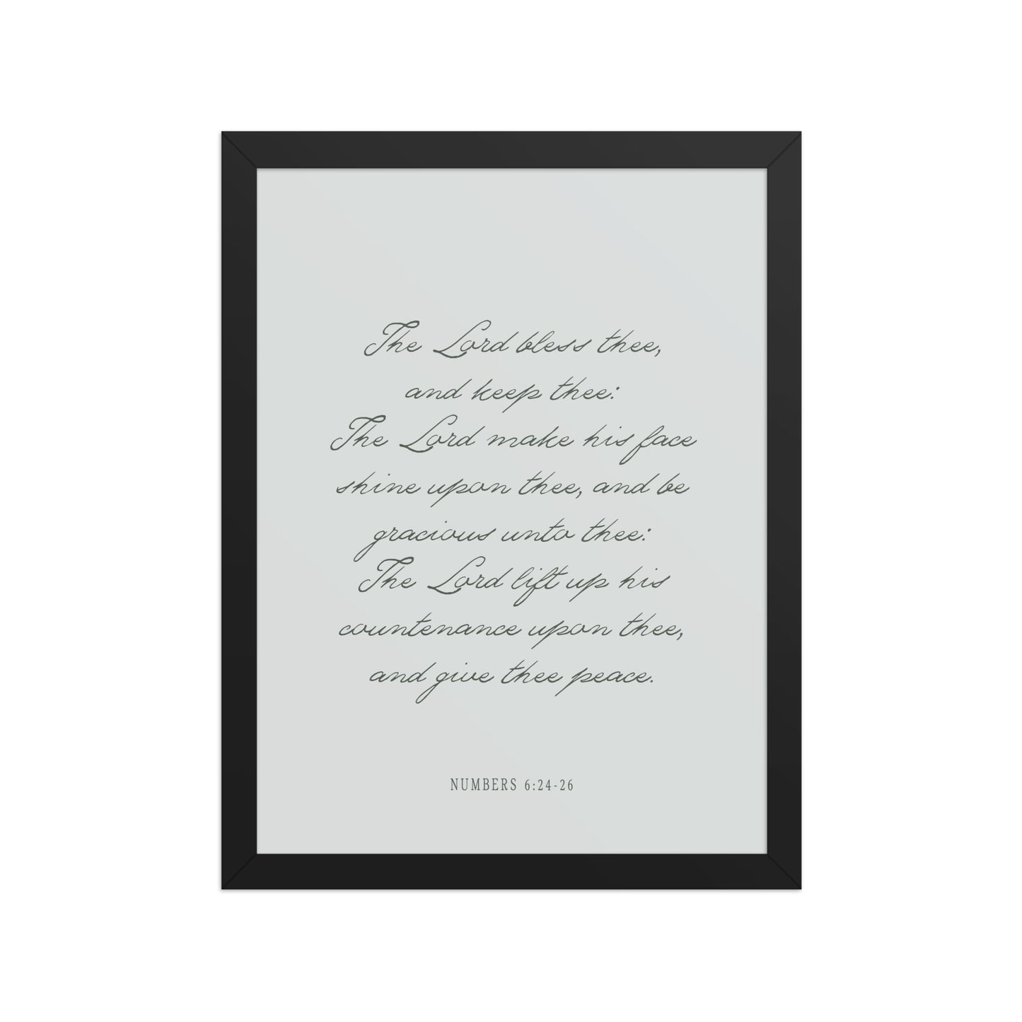 "The Lord Bless You" Numbers 6:24-26 Art | Available in 3 Colors
