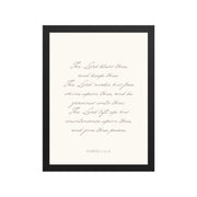 "The Lord Bless You" Numbers 6:24-26 Art | Available in 3 Colors