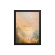 Philippians 4:13 - Oil Painting Print  