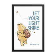 Matthew 5:16 – Pooh Bear Inspired Scripture Print