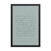 “Abound in Love” – Philippians 1:9–11 KJV Scripture Wall Art