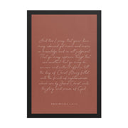 “Abound in Love” – Philippians 1:9–11 KJV Scripture Wall Art