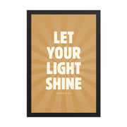 Let Your Light Shine: Matthew 5:16    Black / 8″×10″-Black / 11″×14″-Black / 12″×16″-Black / 12″×18″-Black / 16″×20″ 