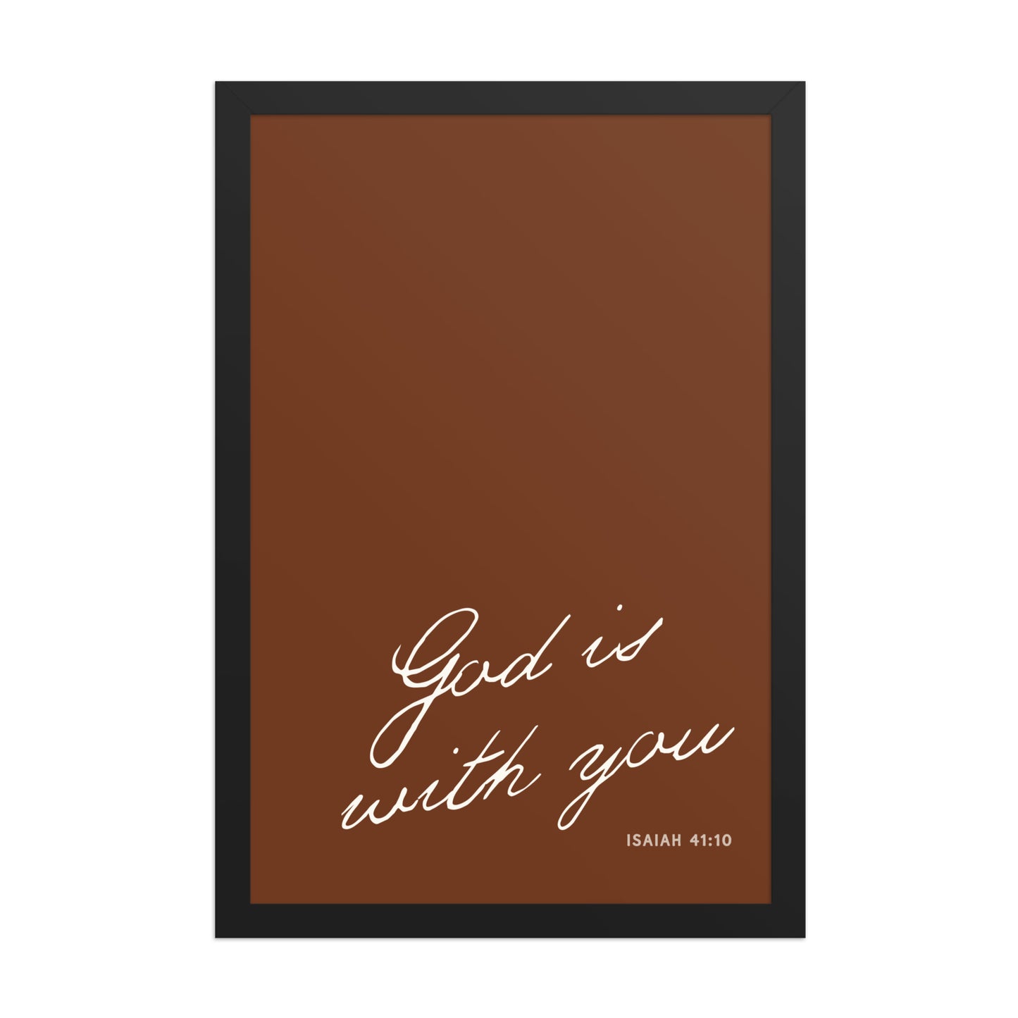 "Do Not Fear" Isaiah 41:10 Art | 3 Color Options