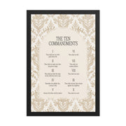 The Ten Commandments: Arch Design Print with Roman Numerals or List    Unframed Matte Paper / 8″×10″ / List-Unframed Matte Paper / 8″×10″ / Roman Numerals-Unframed Matte Paper / 11″×14″ / List-Unframed Matte Paper / 11″×14″ / Roman Numerals-Unframed Matte Paper / 12″×16″ / List 