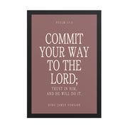 Commit Your Way: Psalm 37:5 Premium Matte Bible Verse Art    Unframed Matte Paper / 8″×10″ / Faded Brick-Unframed Matte Paper / 8″×10″ / Blush-Unframed Matte Paper / 8″×10″ / Deep Plum-Unframed Matte Paper / 8″×10″ / Mint-Unframed Matte Paper / 10″×10″ / Faded Brick 