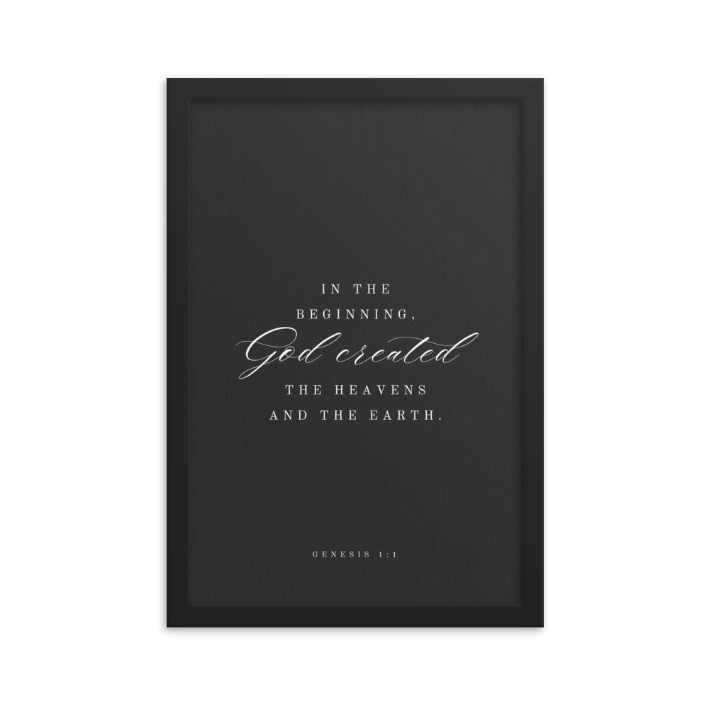 Genesis 1:1 Black Or White  