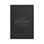 Genesis 1:1 Black Or White  
