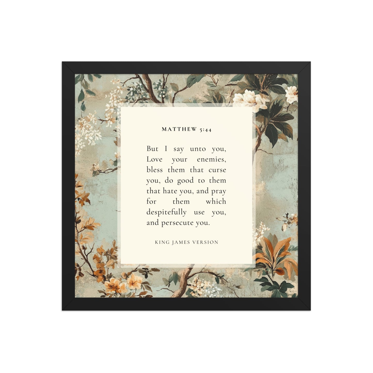 Matthew 5:44 Botanical Background  