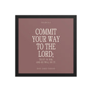 Commit Your Way: Psalm 37:5 Premium Matte Bible Verse Art    Unframed Matte Paper / 8″×10″ / Faded Brick-Unframed Matte Paper / 8″×10″ / Blush-Unframed Matte Paper / 8″×10″ / Deep Plum-Unframed Matte Paper / 8″×10″ / Mint-Unframed Matte Paper / 10″×10″ / Faded Brick 
