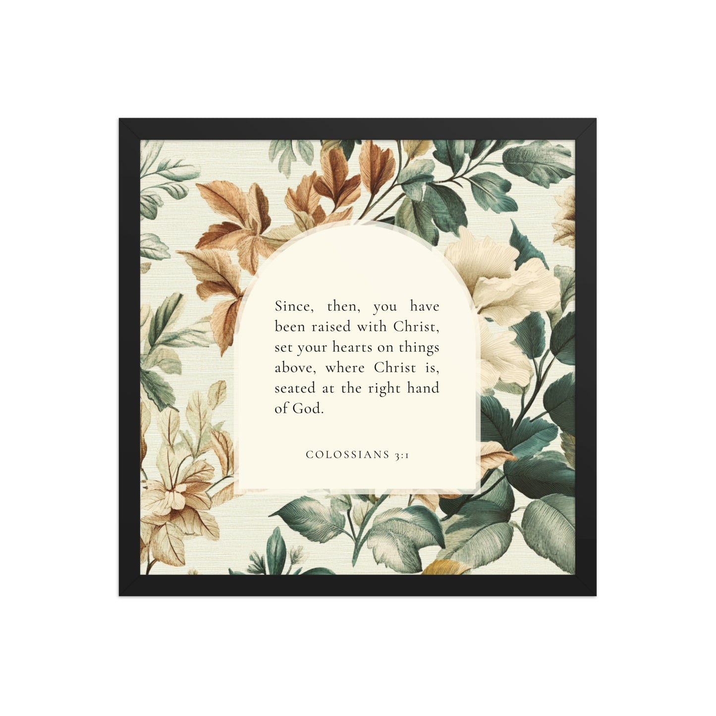 Colossians 3:1 Botanical Background  