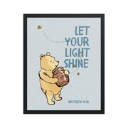 Matthew 5:16 – Pooh Bear Inspired Scripture Print