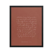 “Abound in Love” – Philippians 1:9–11 KJV Scripture Wall Art