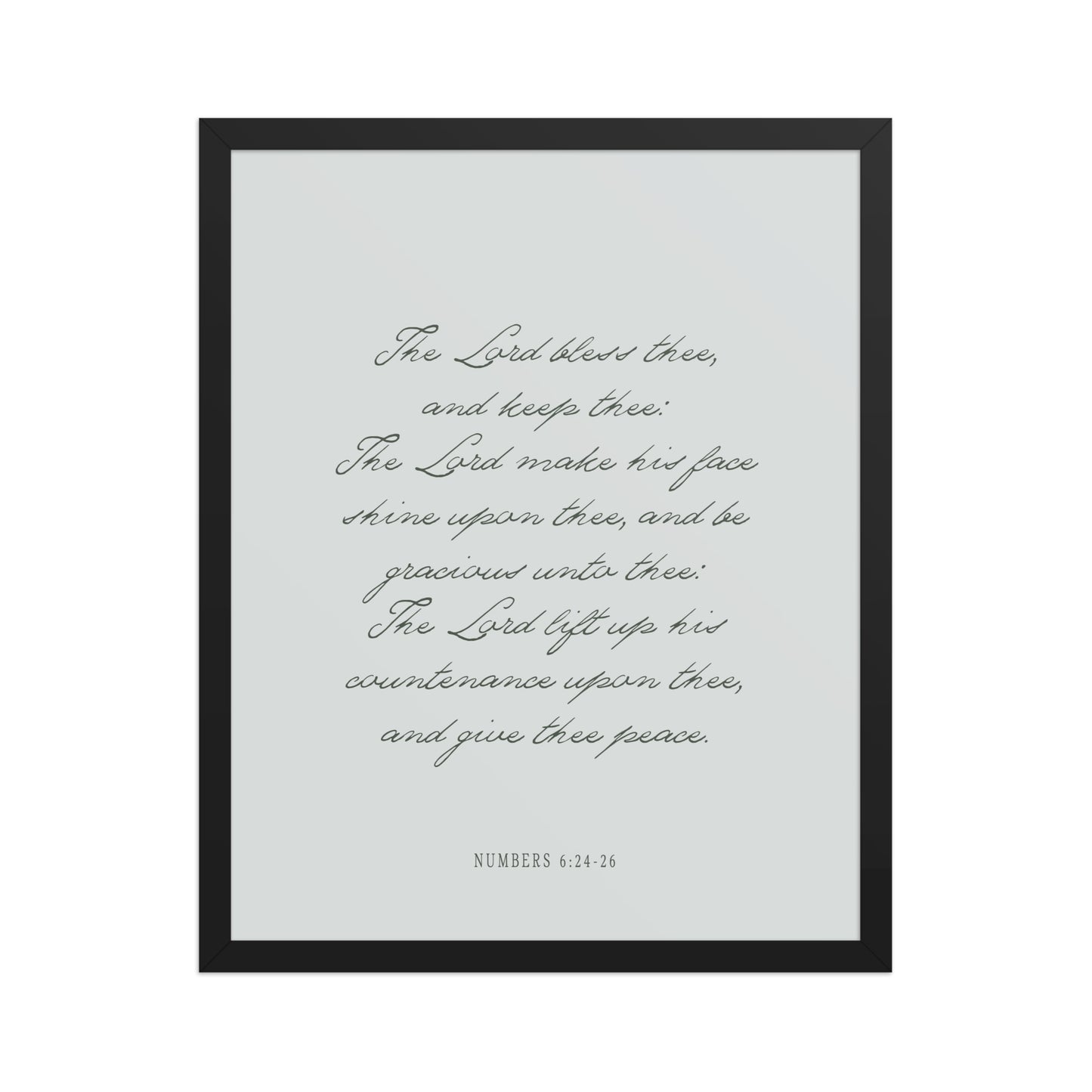 "The Lord Bless You" Numbers 6:24-26 Art | Available in 3 Colors