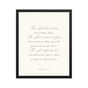 "The Lord Bless You" Numbers 6:24-26 Art | Available in 3 Colors