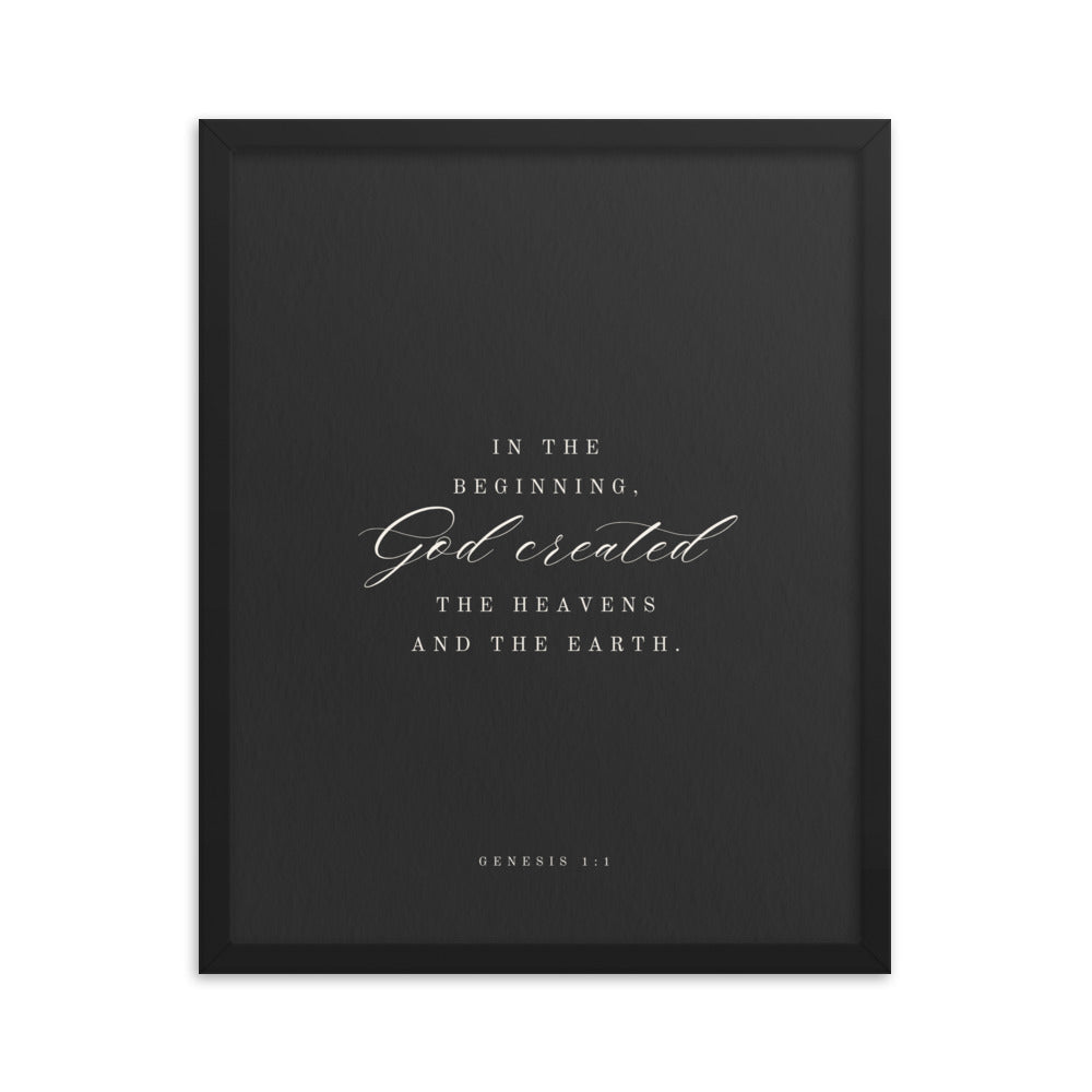 Genesis 1:1 Black Or White  