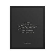 Genesis 1:1 Black Or White  