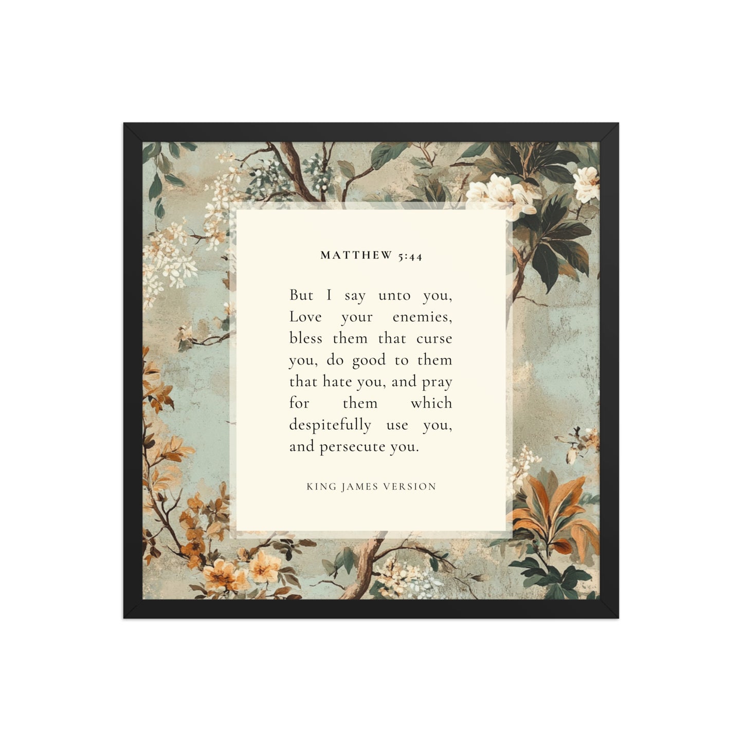 Matthew 5:44 Botanical Background  